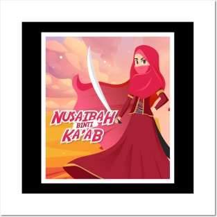 female muslim hero Posters and Art